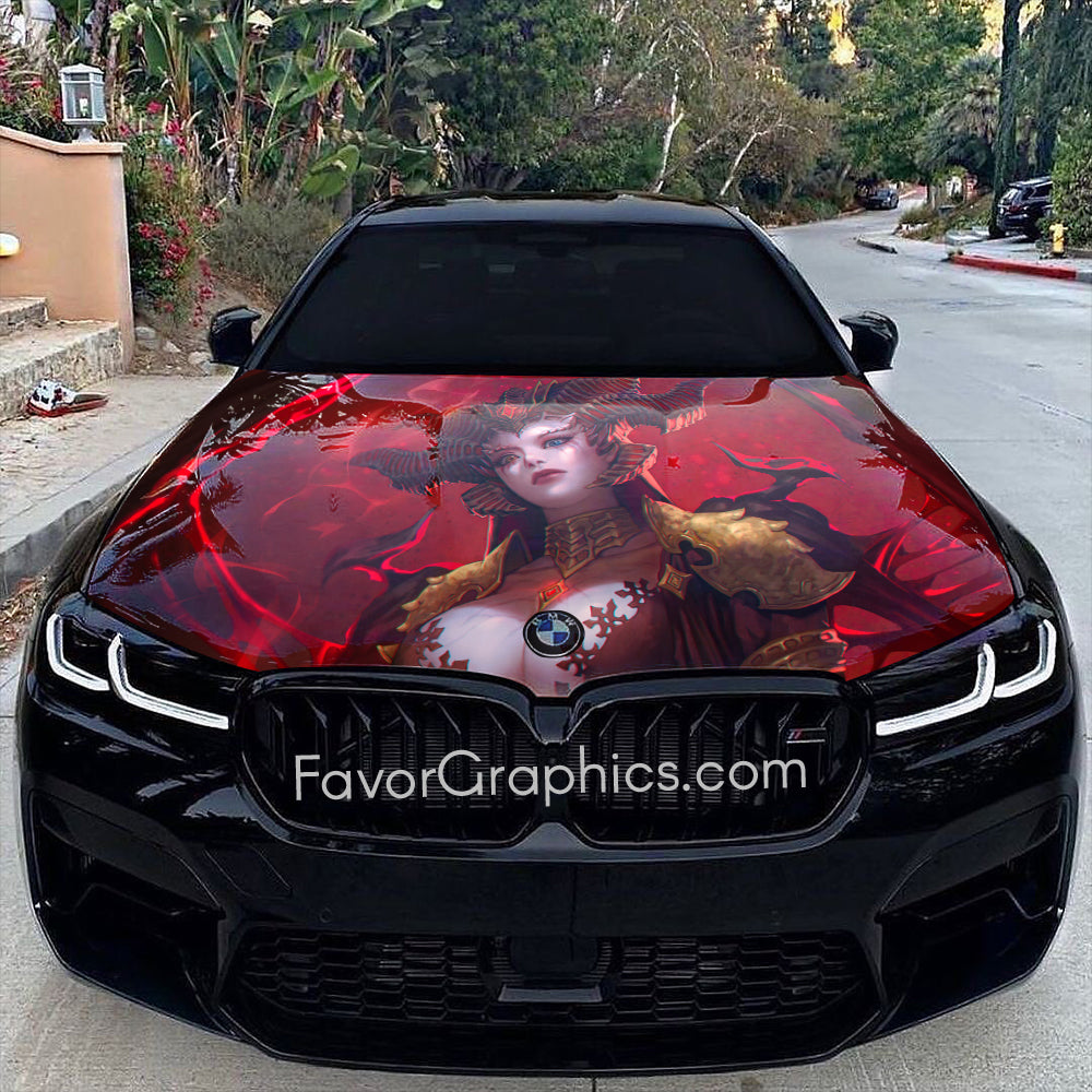 Lilith (Diablo) Itasha Car Vinyl Hood Wrap Decal Sticker