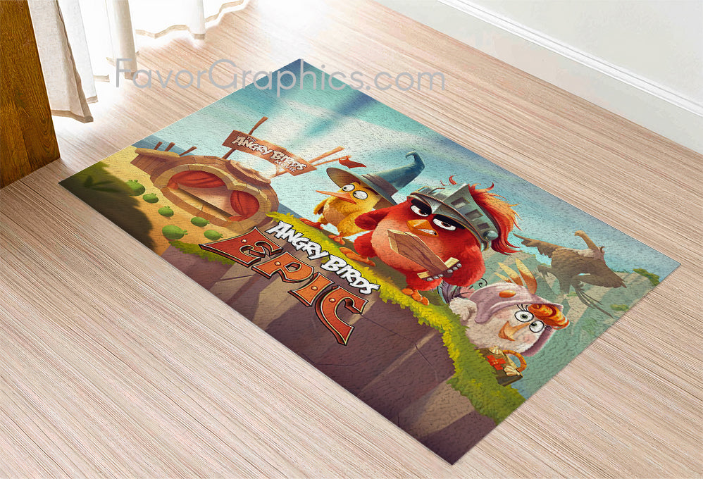 Angry Birds Home Bedroom Decor Rug Carpet Mat