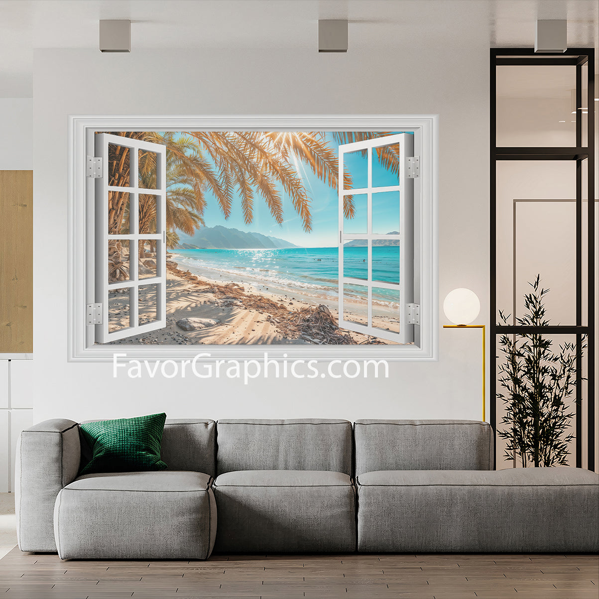 Beach Vinyl Wall Art Decal Sticker Poster Print Mural