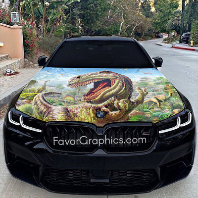 Dinosaur Itasha Car Vinyl Hood Wrap Decal Sticker