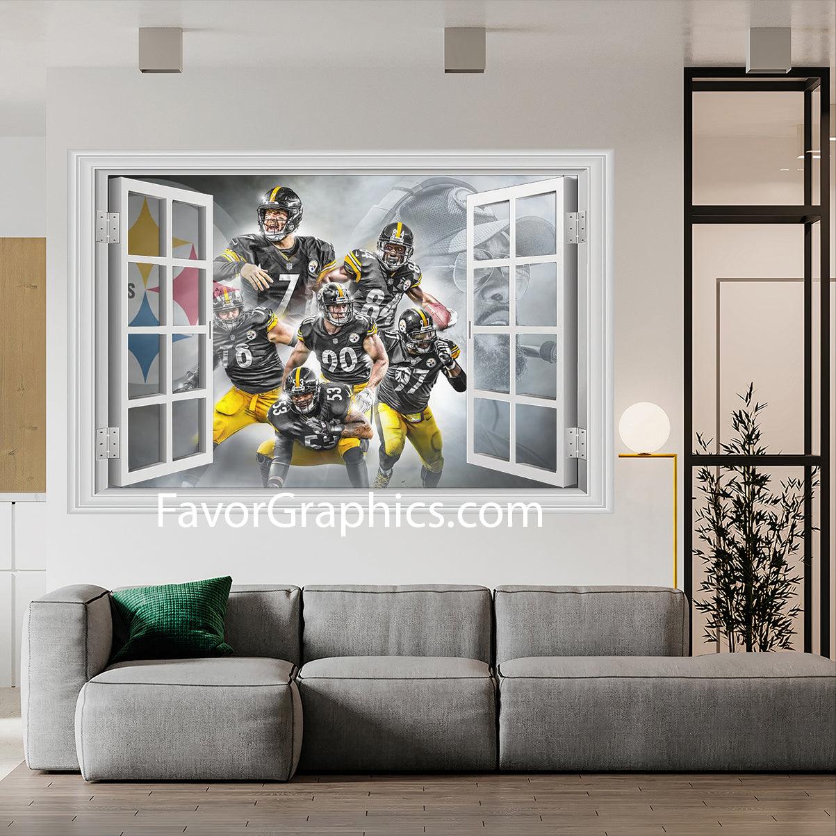 Pittsburgh Steelers Vinyl Wall Art Decal Sticker Poster Print Mural