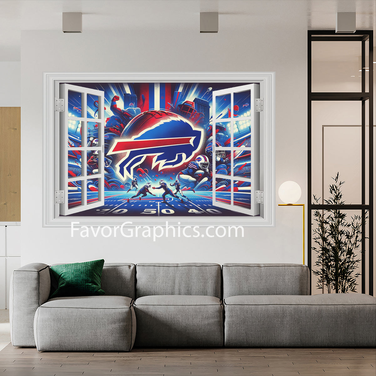 Buffalo Bills Vinyl Wall Art Decal Sticker Poster Print Mural