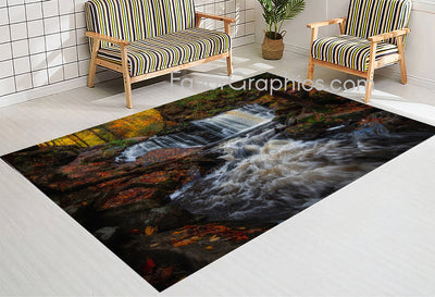 Waterfall Home Bedroom Decor Rug Carpet Mat