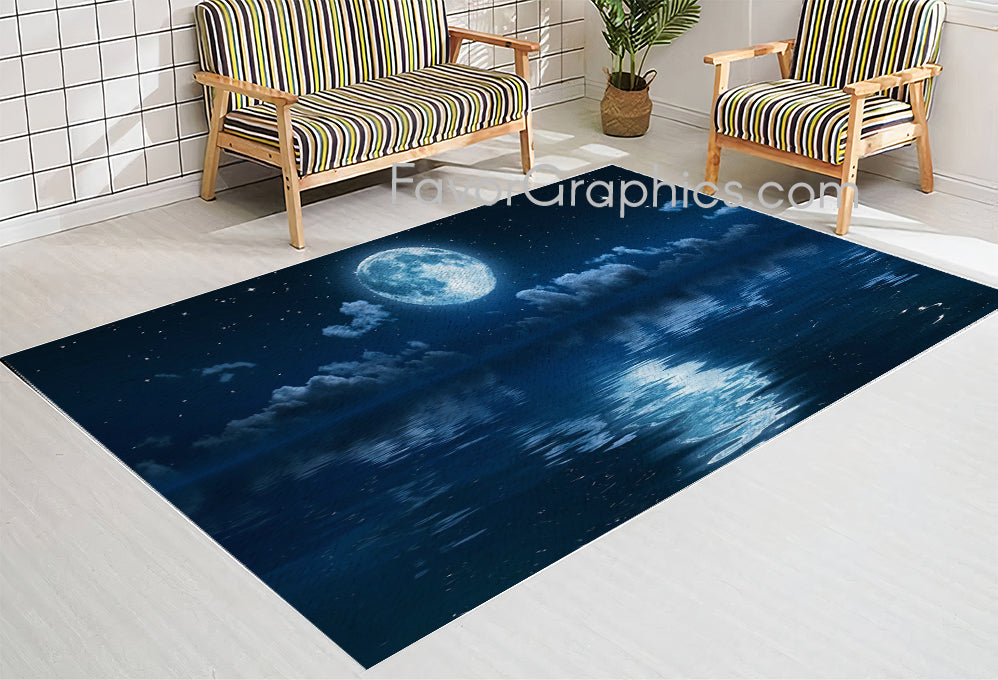 Full Moon Home Bedroom Decor Rug Carpet Mat