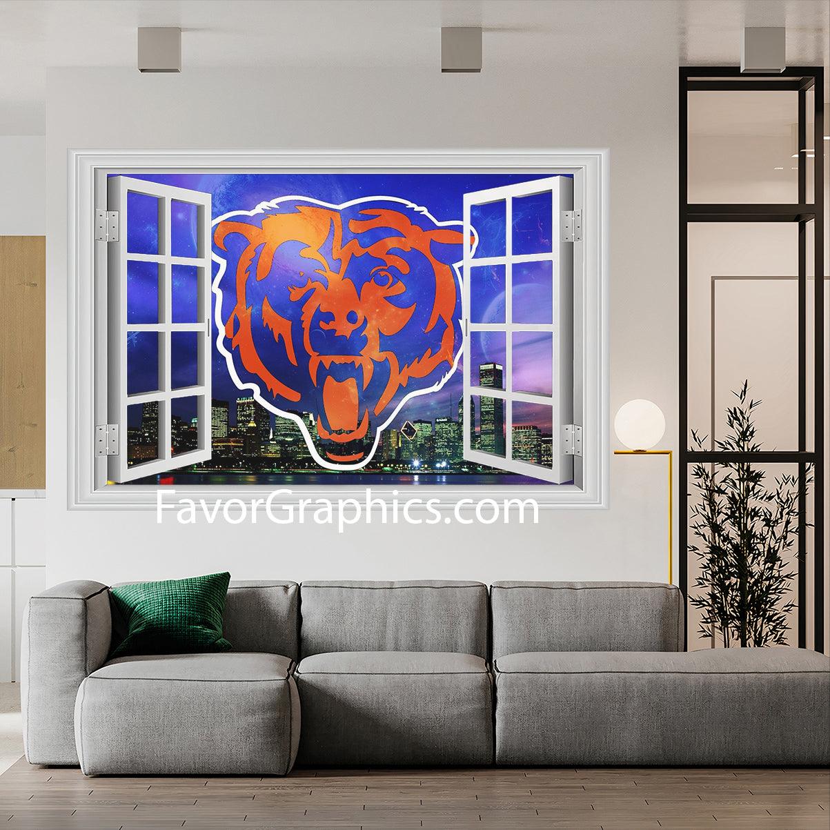 Chicago Bears Vinyl Wall Art Decal Sticker Poster Print Mural