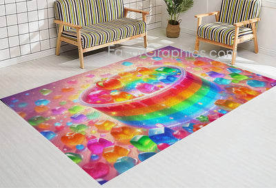 Candy Home Bedroom Decor Rug Carpet Mat