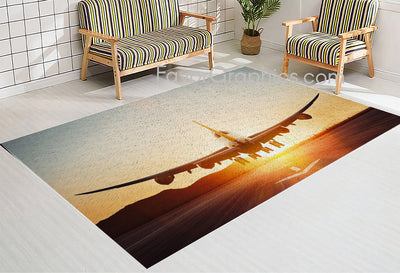 Boeing 747 Home Bedroom Decor Rug Carpet Mat