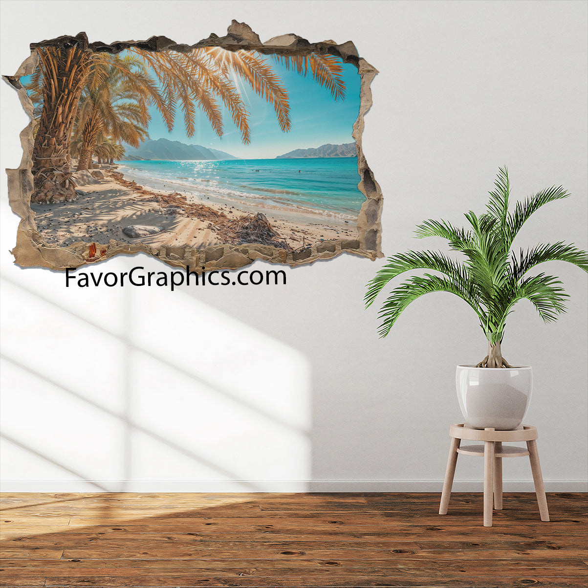 Beach Vinyl Wall Art Decal Sticker Poster Print Mural