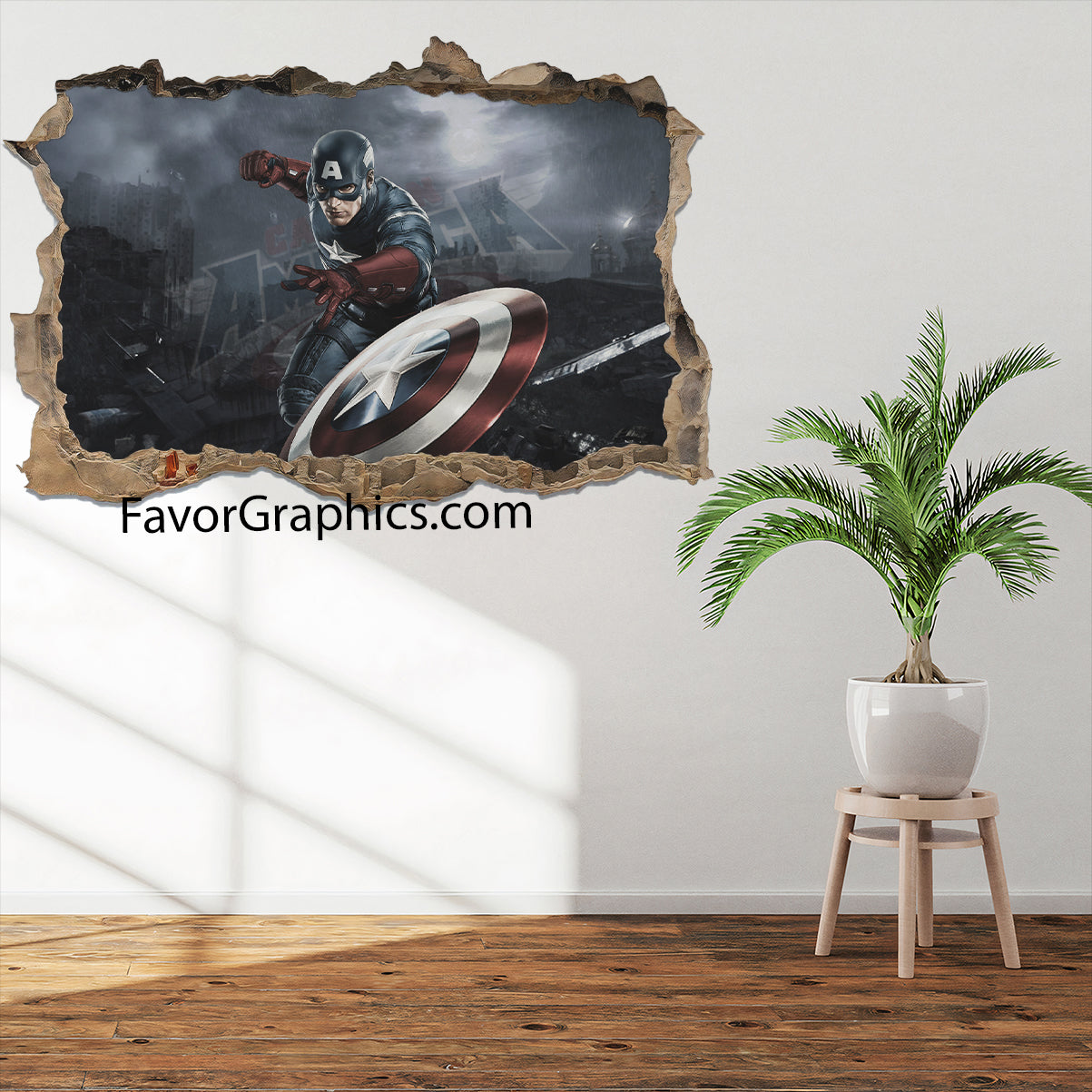 Captain America Vinyl Wall Art Decal Sticker Poster Print Mural