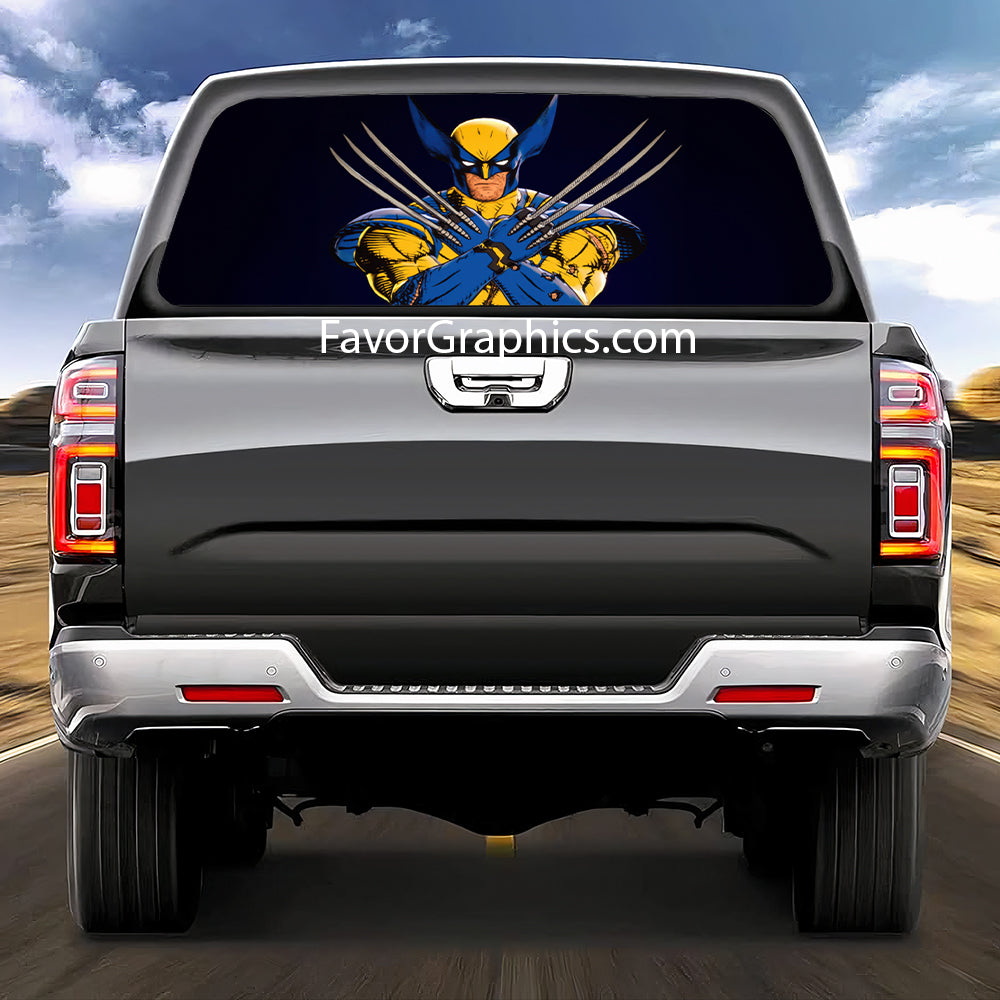 Wolverine Rear Window Perforated Graphic Vinyl Decal Car Truck UTV