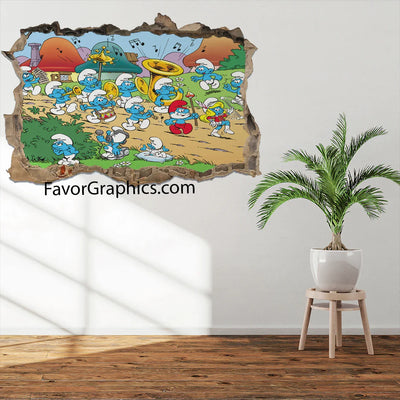 The Smurfs Vinyl Wall Art Decal Sticker Poster Print Mural