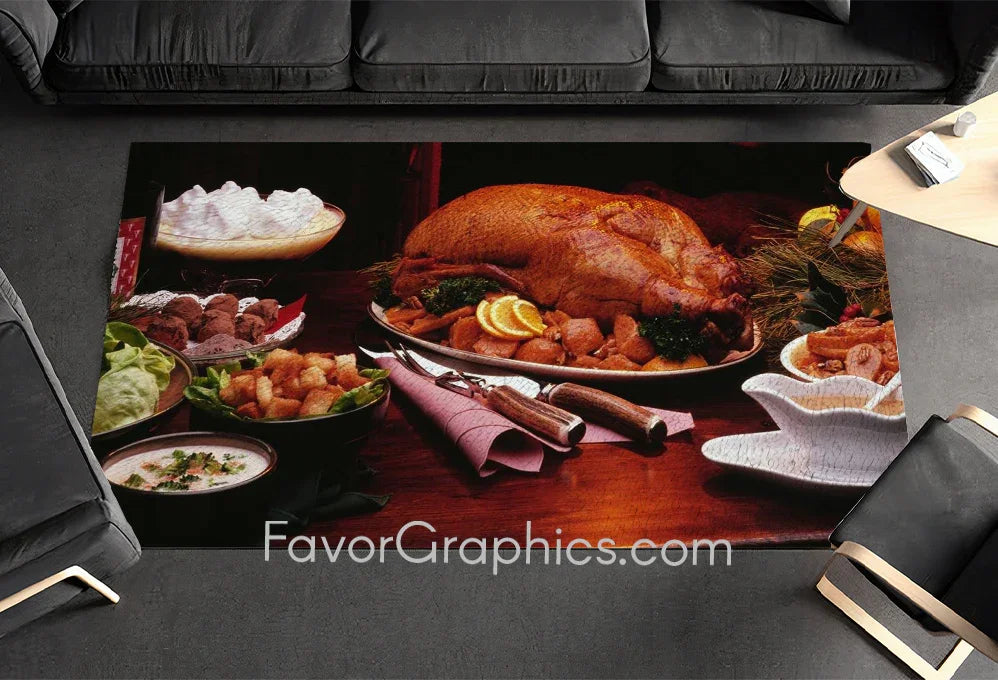 Thanksgiving Home Bedroom Decor Rug Carpet Mat
