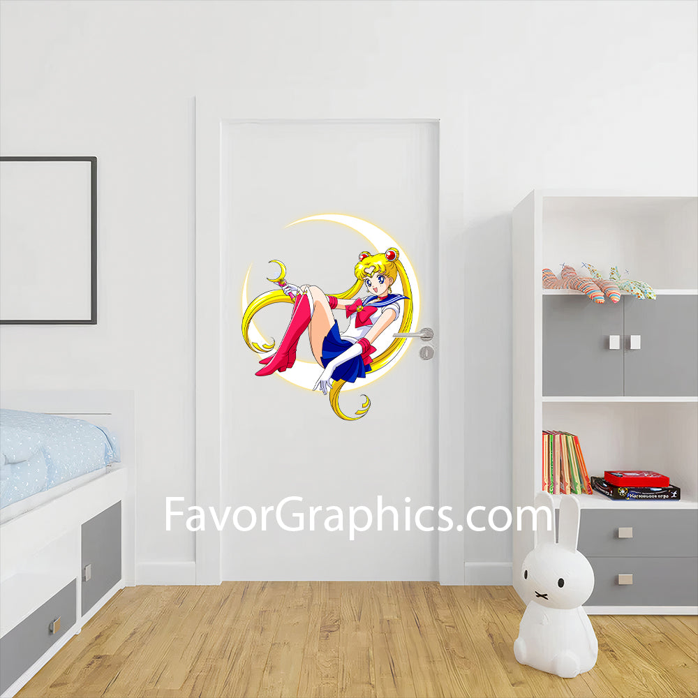 Sailor Moon Home Room Wall Vinyl Decal Sticker Mural Poster