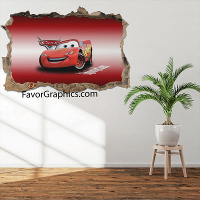 Car Race Cartoon Vinyl Wall Art Decal Sticker Poster Print Mural