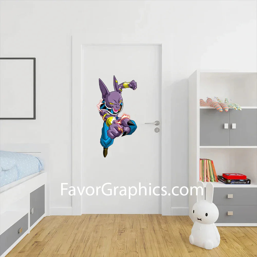 Beerus Dragon Ball Super Home Room Wall Vinyl Decal Sticker Mural Poster