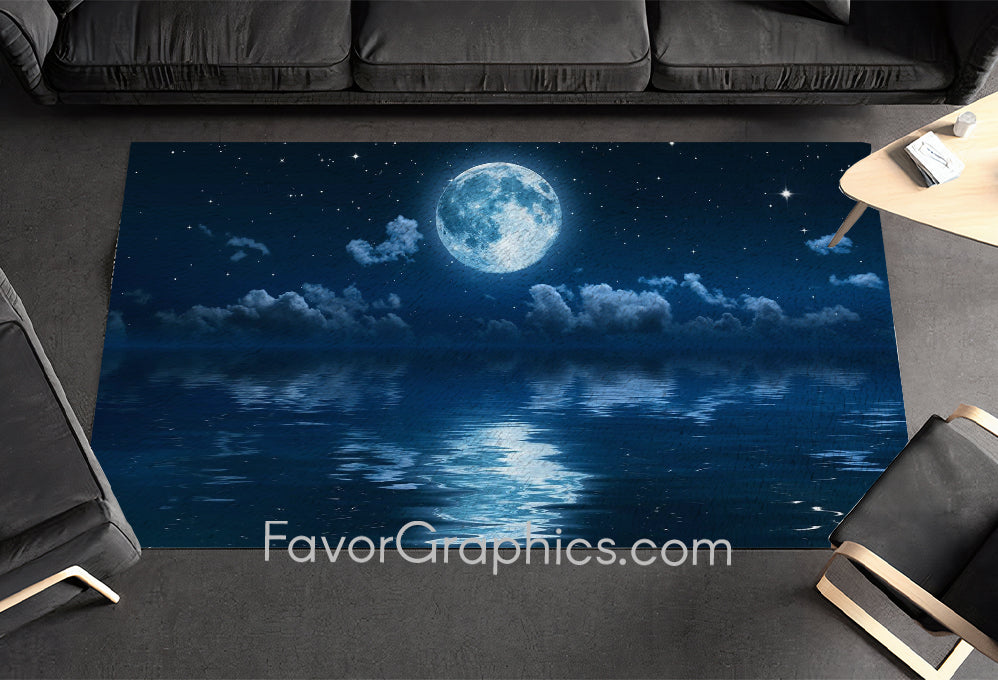 Full Moon Home Bedroom Decor Rug Carpet Mat