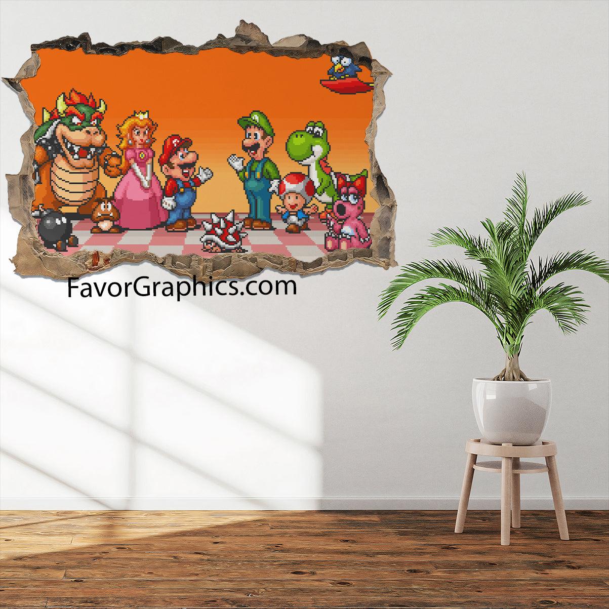 Mario Vinyl Wall Art Decal Sticker Poster Print Mural