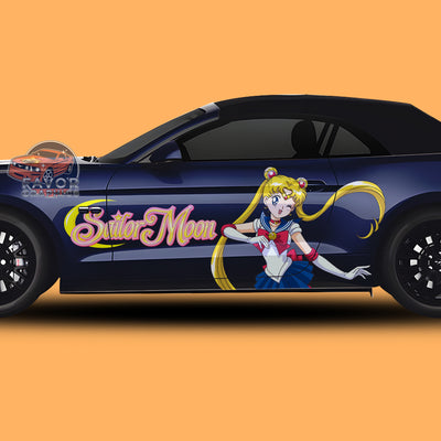 Sailor Moon Itasha Car Side Door Decal Vinyl Sticker