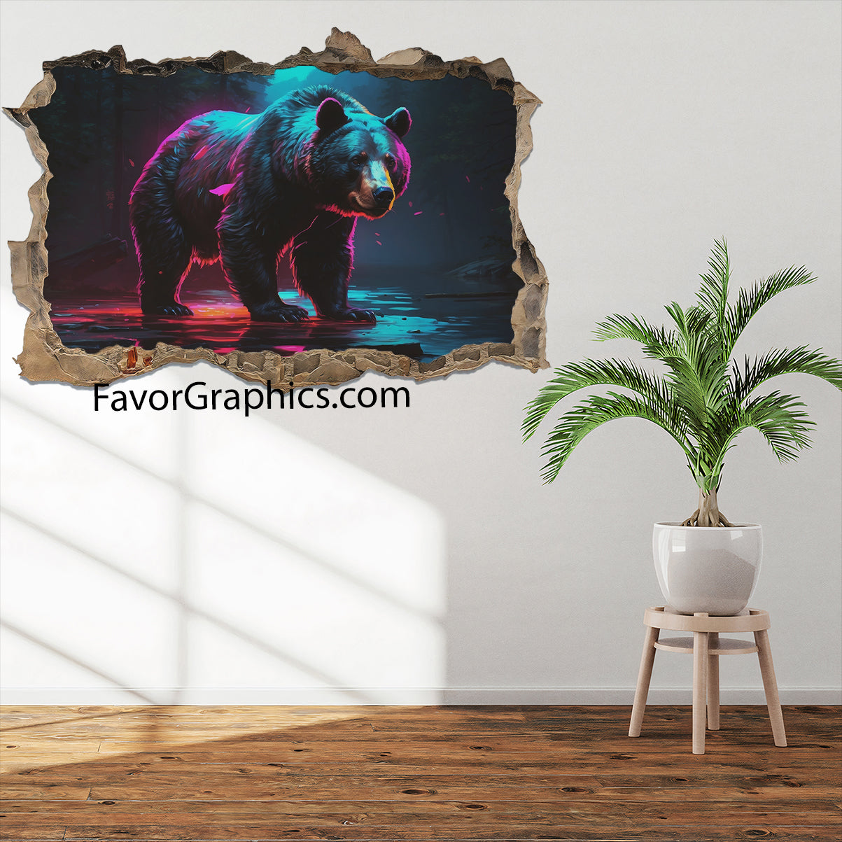 Bear Vinyl Wall Art Decal Sticker Poster Print Mural