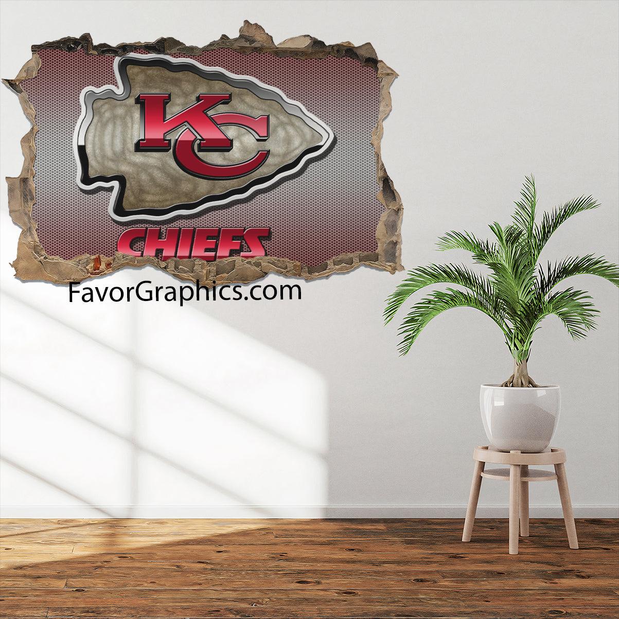 Kansas City Chiefs Vinyl Wall Art Decal Sticker Poster Print Mural