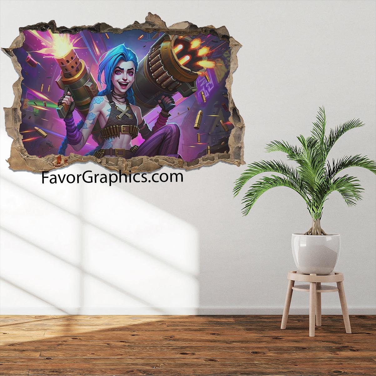 Jinx (League Of Legends) Vinyl Wall Art Decal Sticker Poster Print Mural