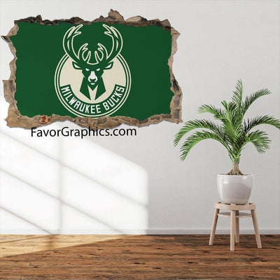 Milwaukee Bucks Vinyl Wall Art Decal Sticker Poster Print Mural