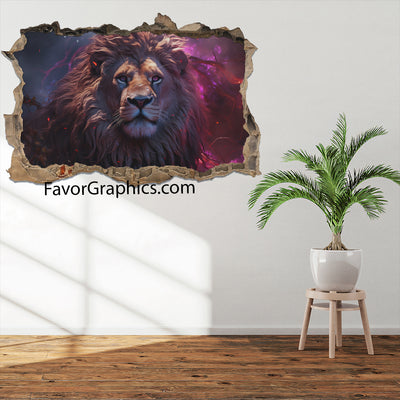 Lion  Vinyl Wall Art Decal Sticker Poster Print Mural