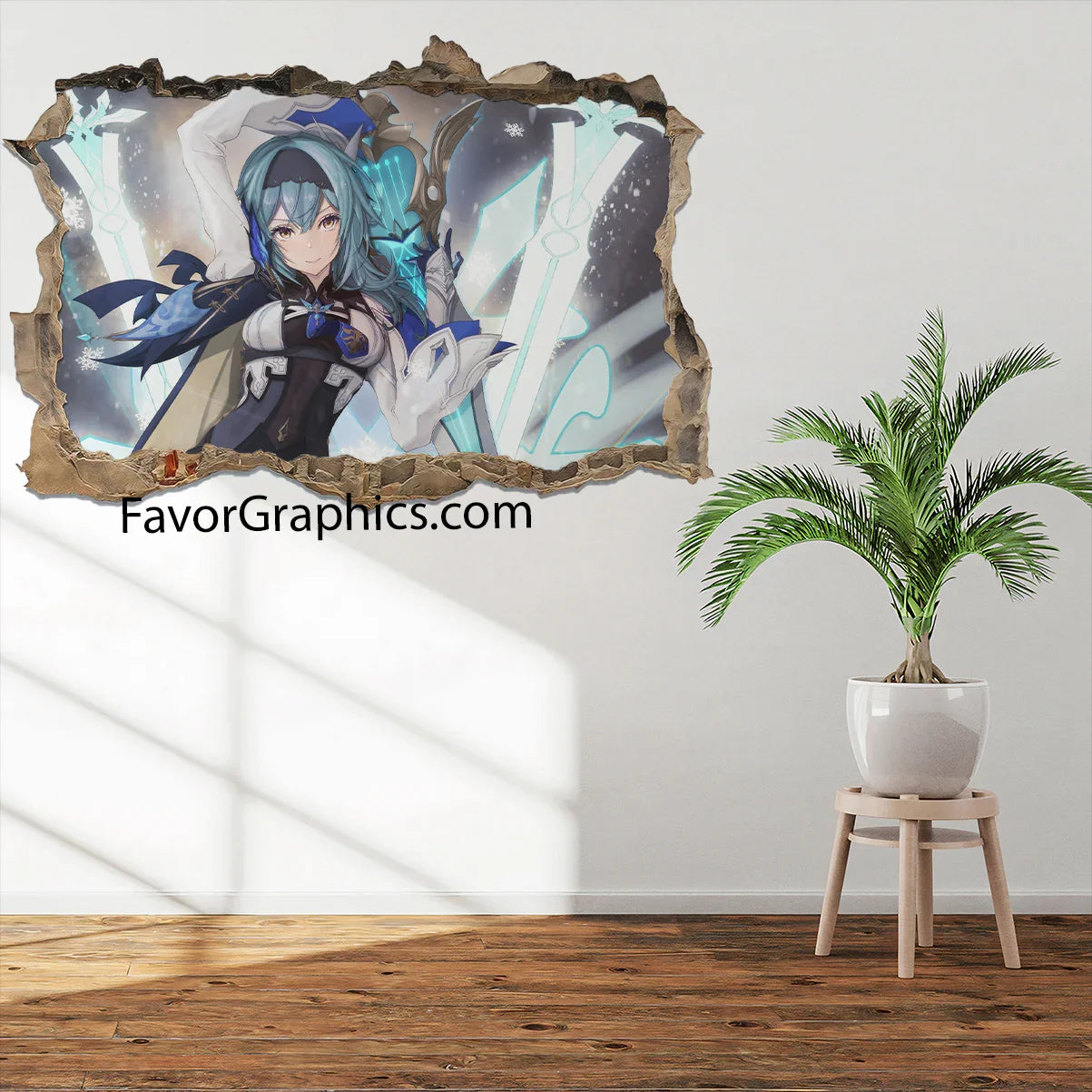 Eula (Genshin impact) Vinyl Wall Art Decal Sticker Poster Print Mural