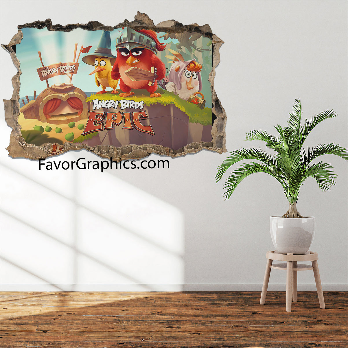 Angry Birds Vinyl Wall Art Decal Sticker Poster Print Mural