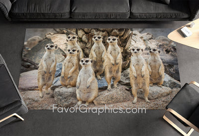 Meerkat Home Bedroom Decor Rug Carpet Mat