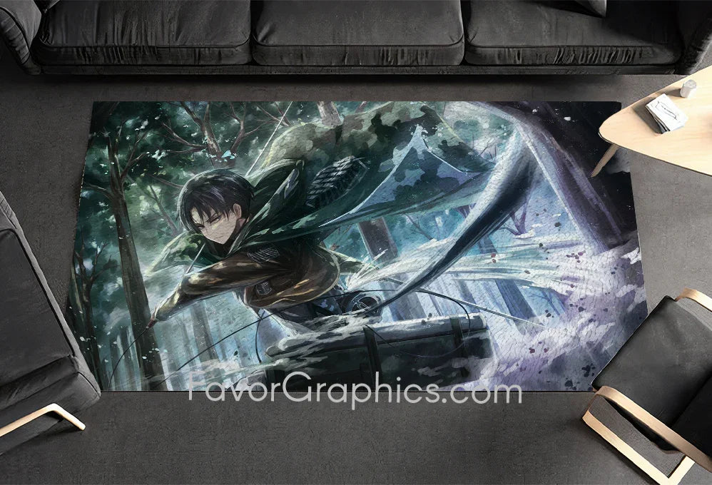 Levi Ackerman Home Bedroom Decor Rug Carpet Mat