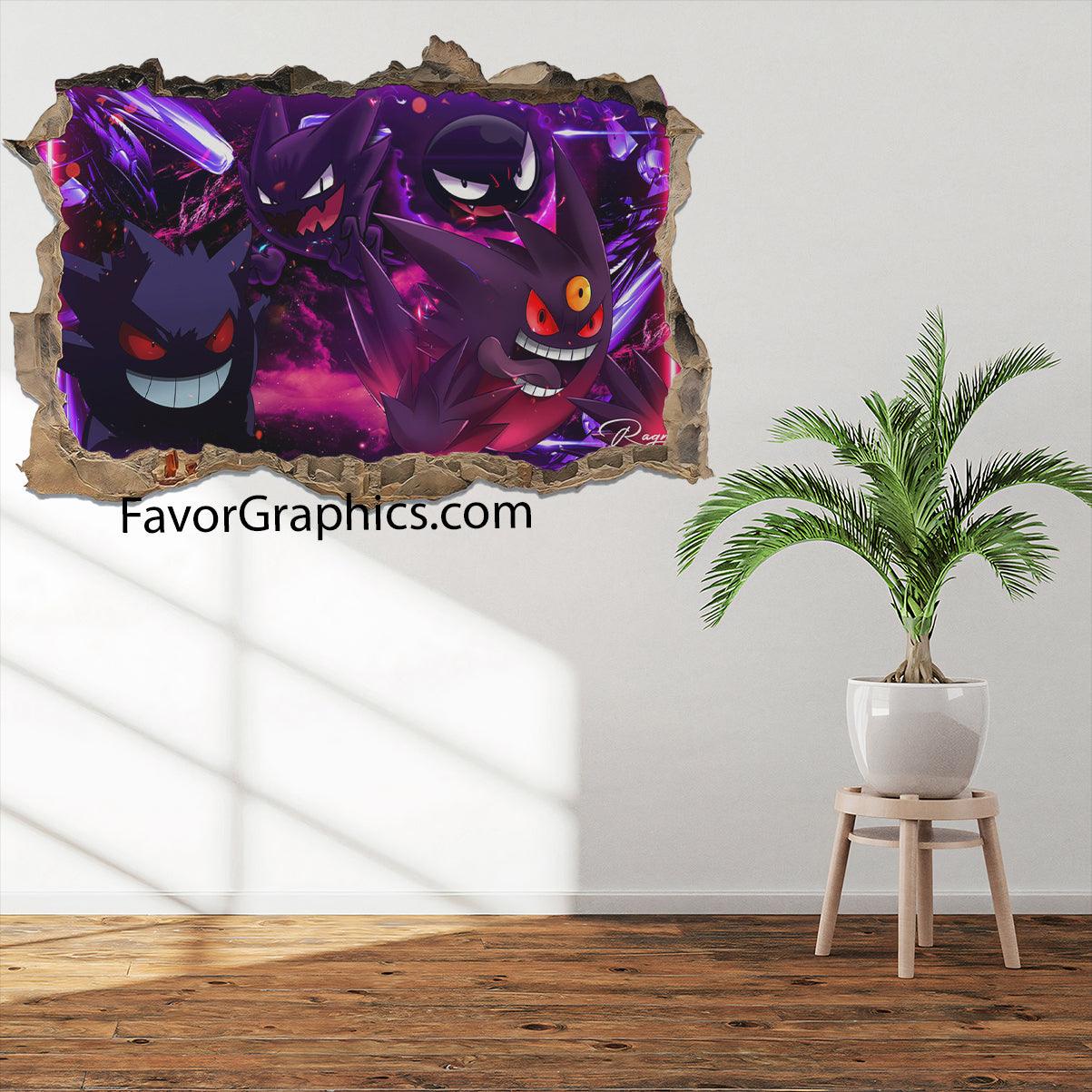 Gengar (Pokemon) Vinyl Wall Art Decal Sticker Poster Print Mural