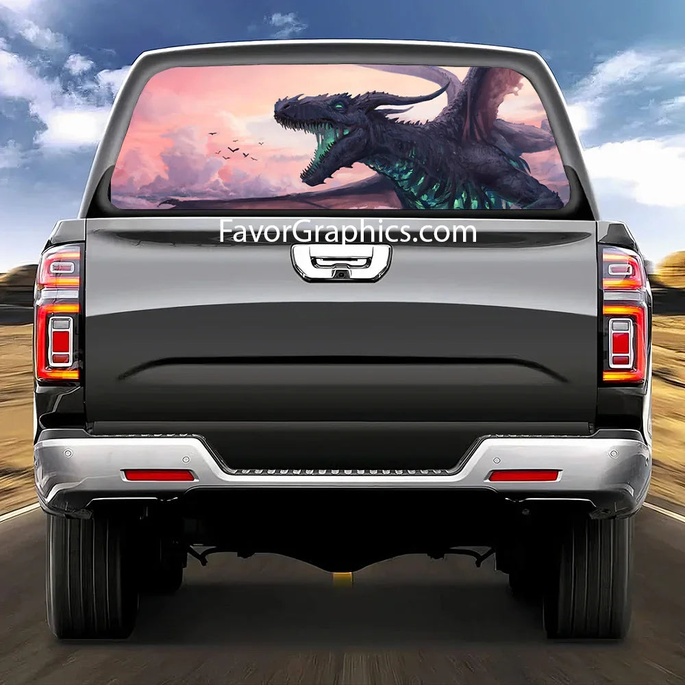 Dragon Rear Window Perforated Graphic Vinyl Decal Car Truck UTV – Favor ...