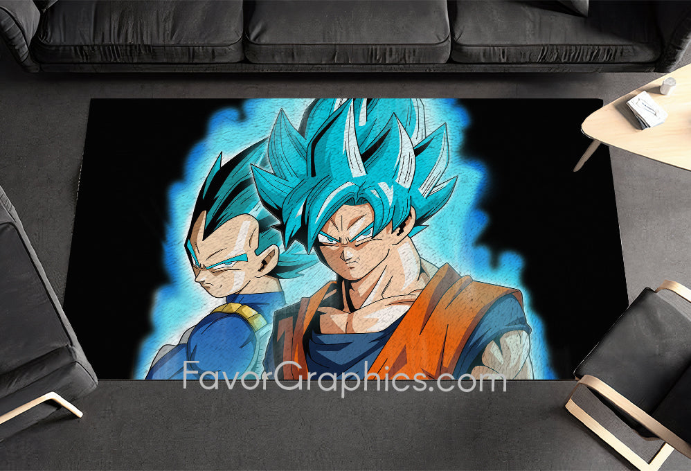 Goku Vegeta Home Bedroom Decor Rug Carpet Mat