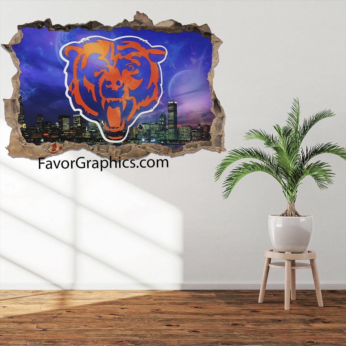 Chicago Bears Vinyl Wall Art Decal Sticker Poster Print Mural