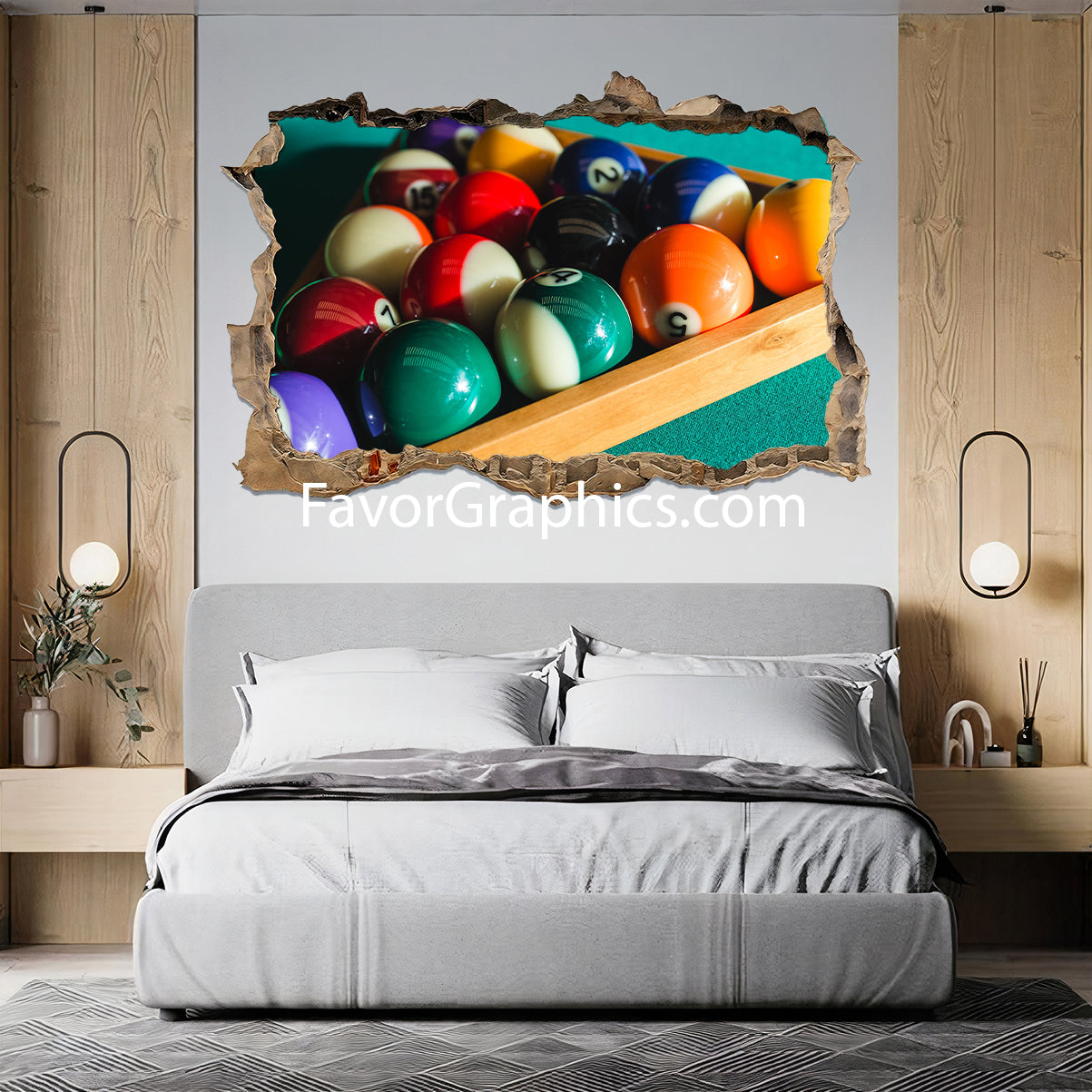 Billiard Vinyl Wall Art Decal Sticker Poster Print Mural