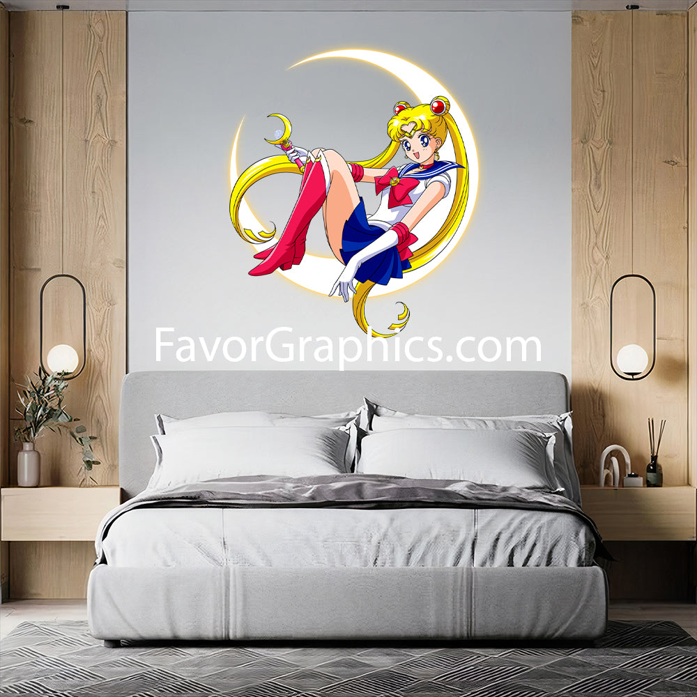 Sailor Moon Home Room Wall Vinyl Decal Sticker Mural Poster