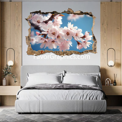 Cherry Blossom Vinyl Wall Art Decal Sticker Poster Print Mural