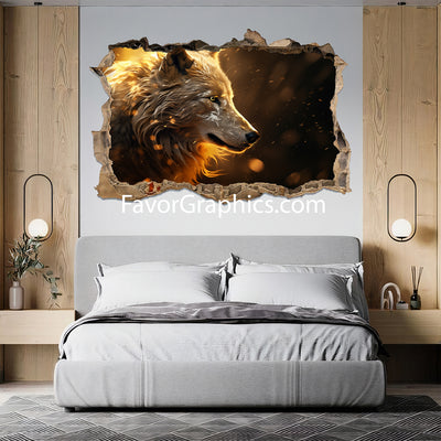 Wolf Vinyl Wall Art Decal Sticker Poster Print Mural