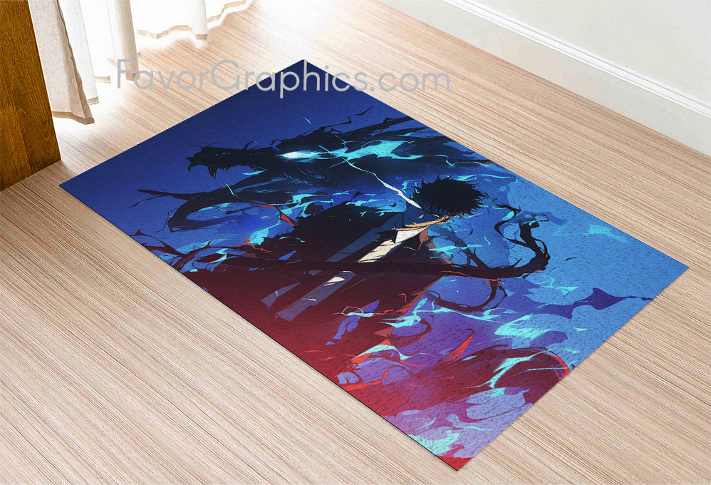 Solo Leveling Sung Jin-Woo Home Bedroom Decor Rug Carpet Mat