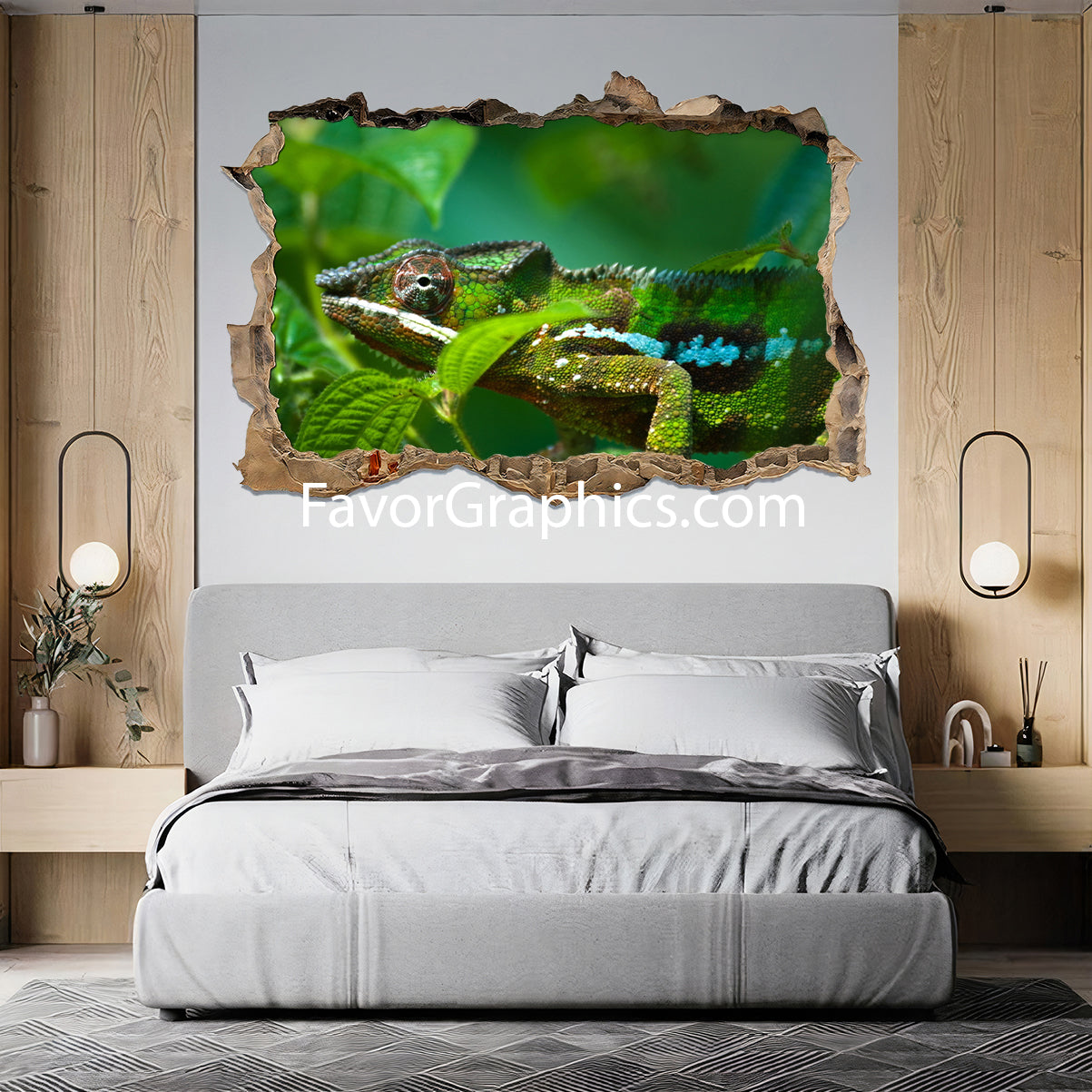 Chameleon Vinyl Wall Art Decal Sticker Poster Print Mural