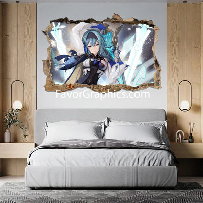 Eula (Genshin impact) Vinyl Wall Art Decal Sticker Poster Print Mural