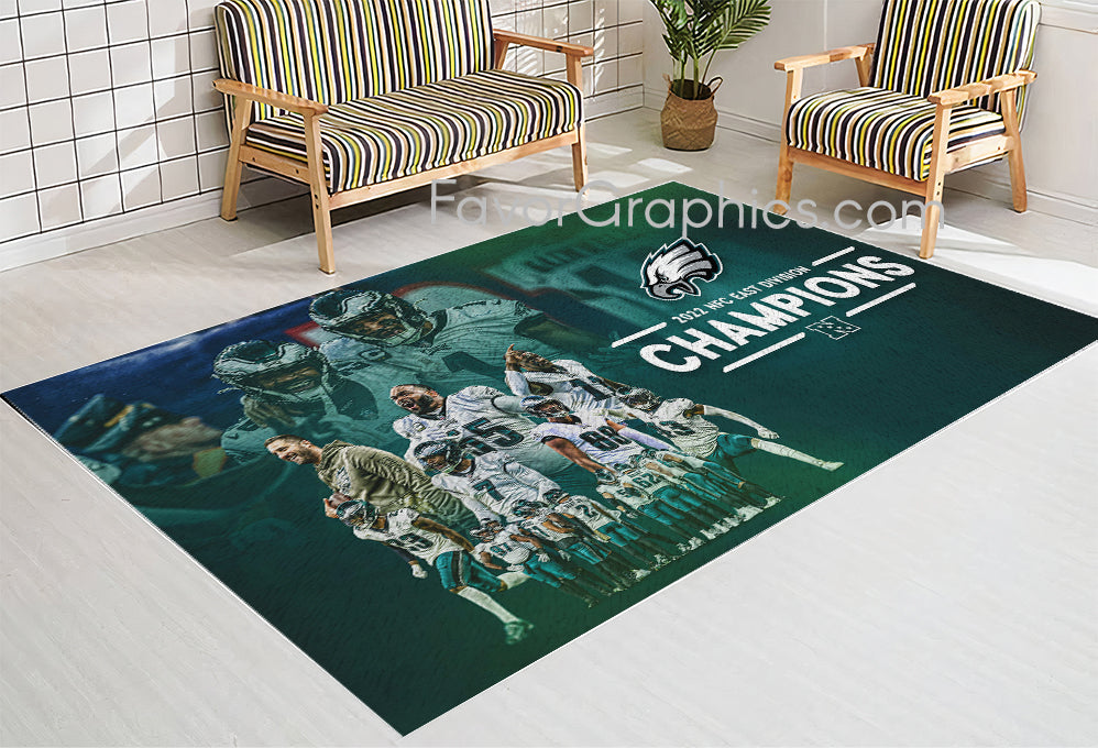 Philadelphia Eagles Home Bedroom Decor Rug Carpet Mat