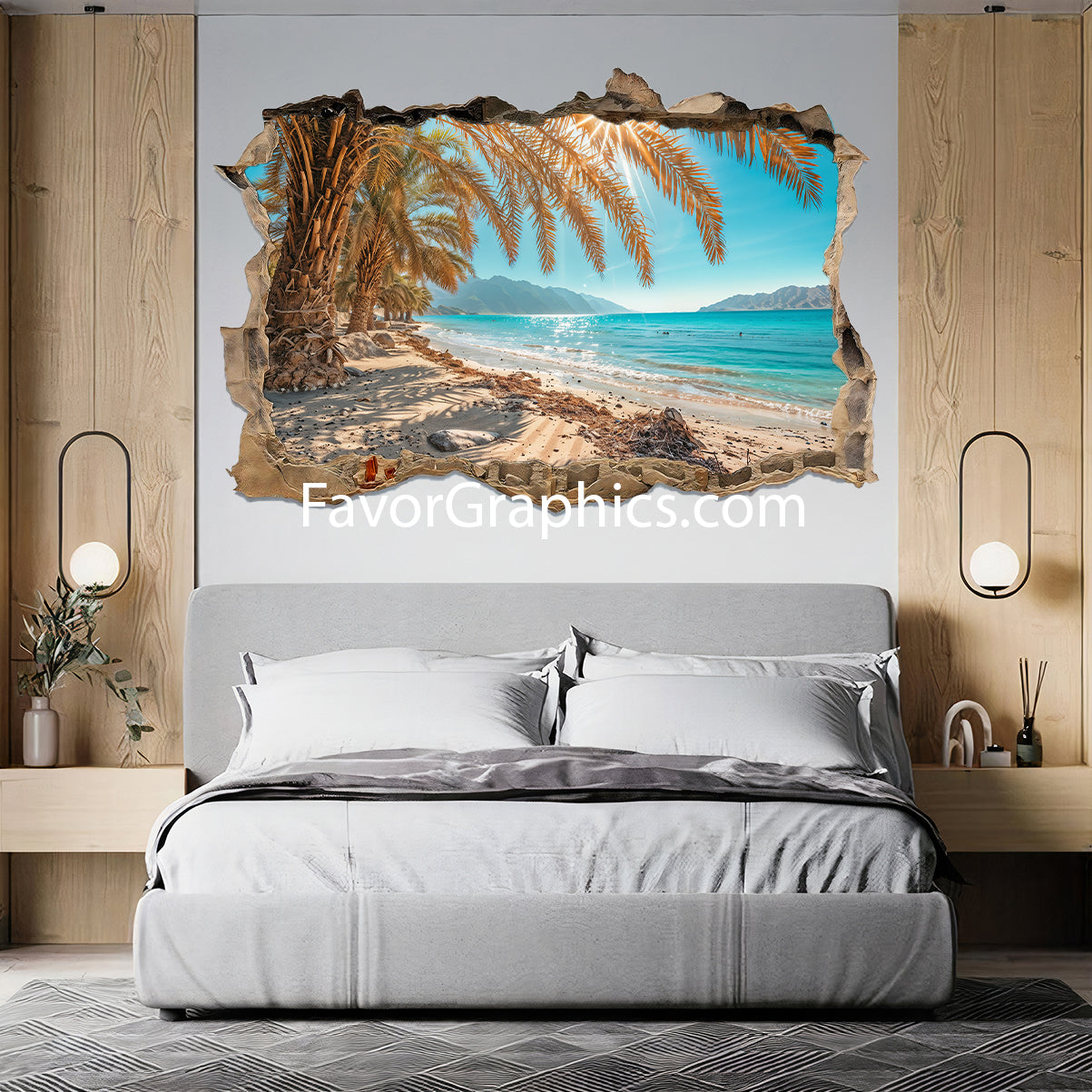 Beach Vinyl Wall Art Decal Sticker Poster Print Mural