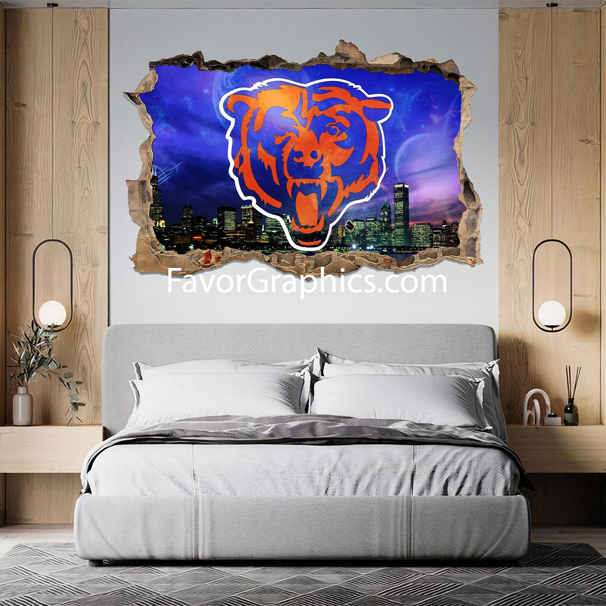 Chicago Bears Vinyl Wall Art Decal Sticker Poster Print Mural