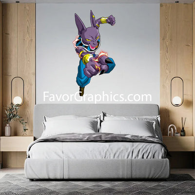 Beerus Dragon Ball Super Home Room Wall Vinyl Decal Sticker Mural Poster
