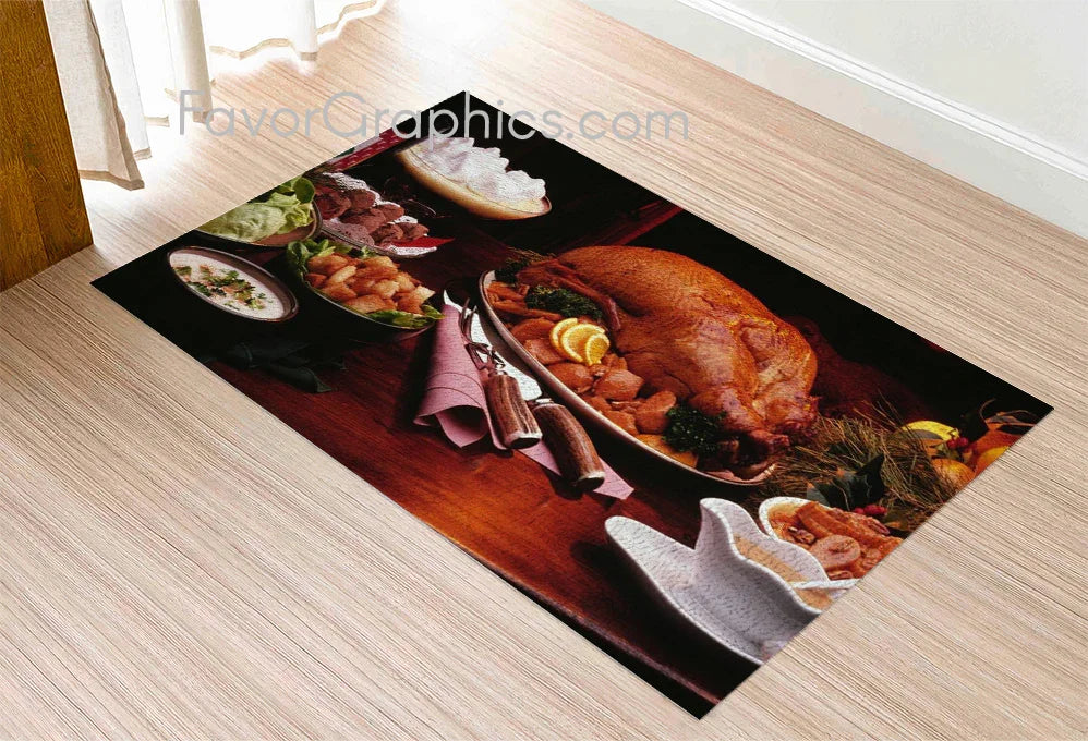 Thanksgiving Home Bedroom Decor Rug Carpet Mat