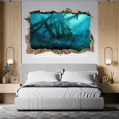 Underwater Under The Sea Vinyl Wall Art Decal Sticker Poster Print Mural