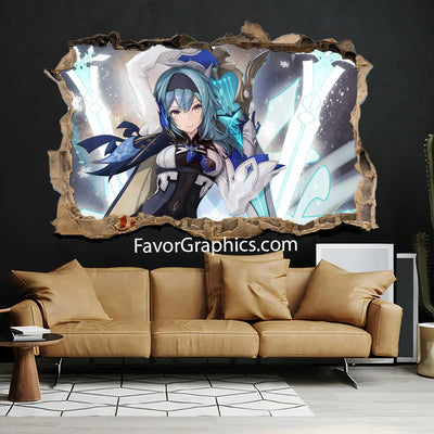Eula (Genshin impact) Vinyl Wall Art Decal Sticker Poster Print Mural