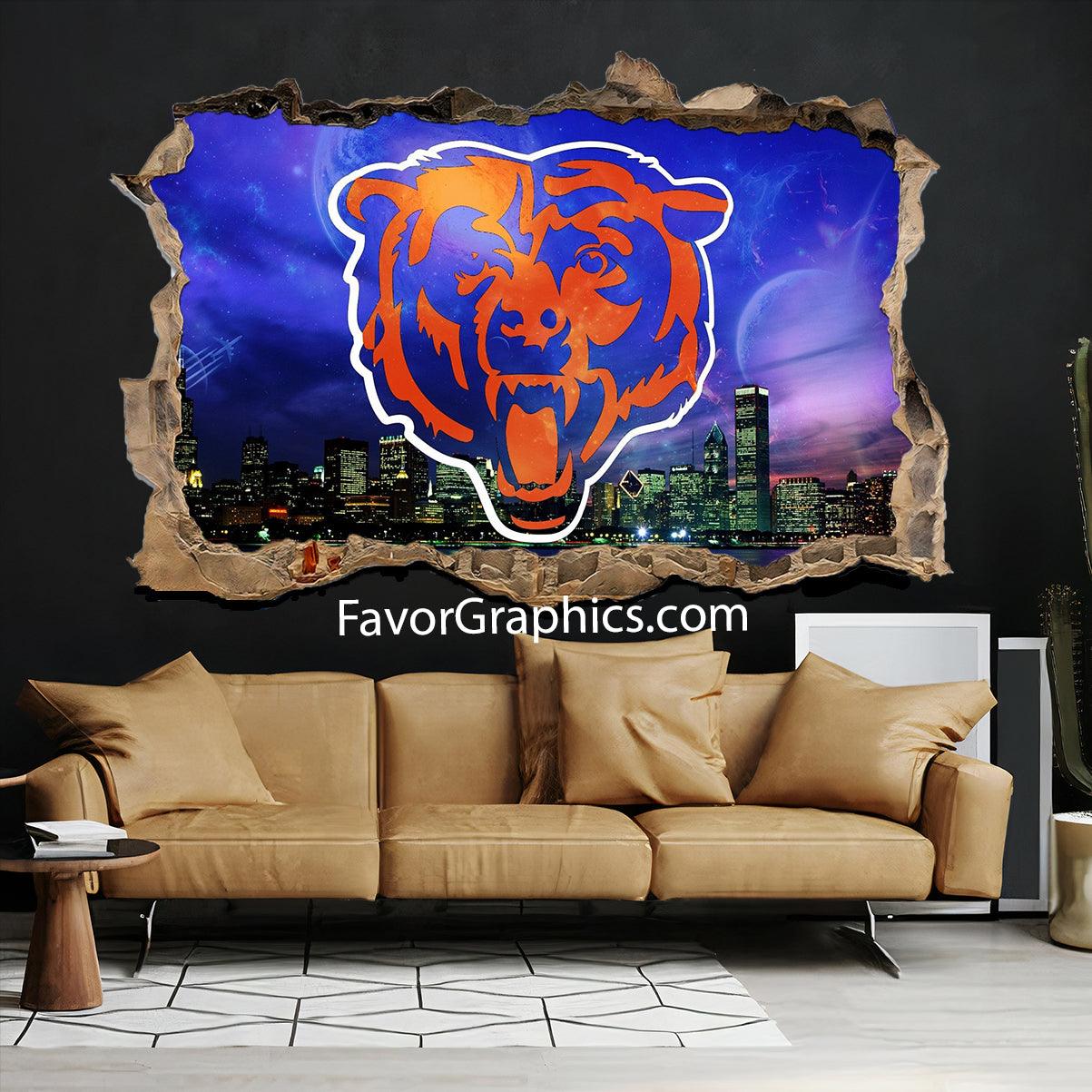 Chicago Bears Vinyl Wall Art Decal Sticker Poster Print Mural